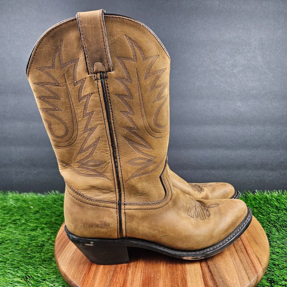 Durango Women’s 11" Boots Size US 8 M Wild Tan Leather Western Cowboy RD4112